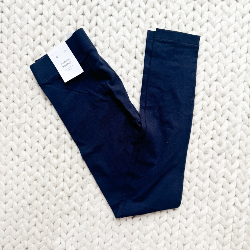LOFT Lou & Grey Navy Essential Leggings XS
